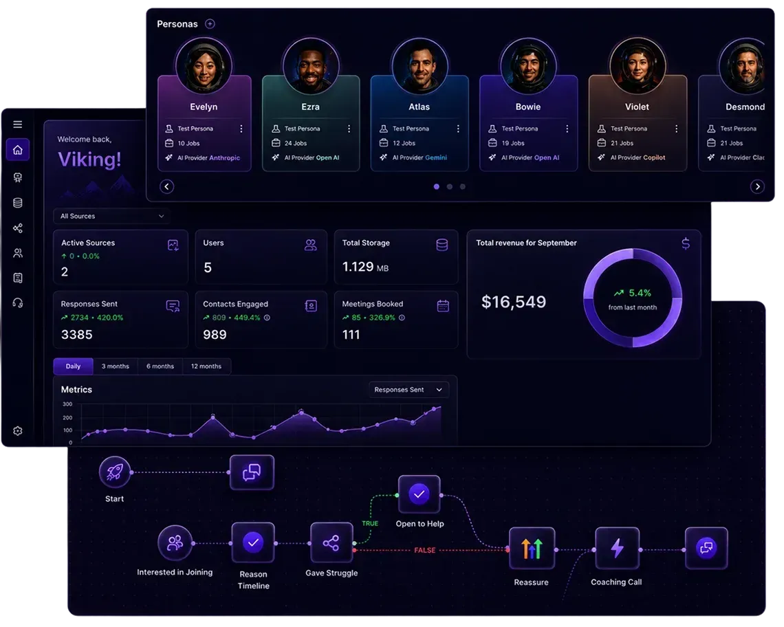 HVAC CRM software dashboard showing job pipeline and customer history | Viking Marketing